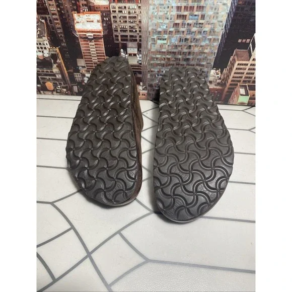 Birkenstock London Leather Clogs Slides Men's Eur 39 US 8 Made in Germany - Picture 5 of 10